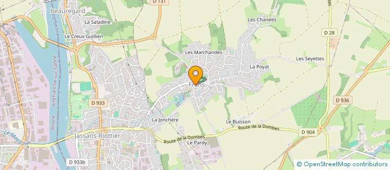 localisation de l'entreprise BEAUTE D'ANTAN à FRANS