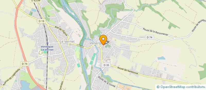 localisation de l'entreprise BEAUTE D'ONGLES à VENERQUE