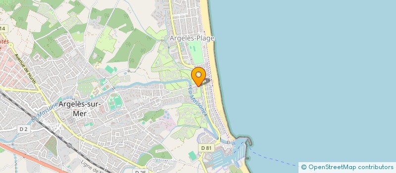 localisation de l'entreprise BEAUTE D'ORIENT à ARGELES-SUR-MER