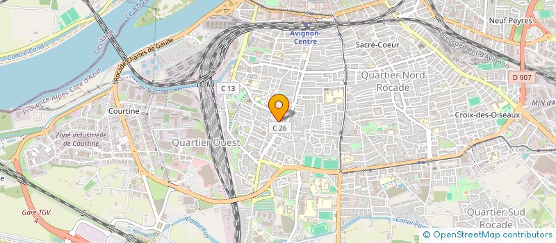 localisation de l'entreprise BEAUTE D'ORIENT à AVIGNON