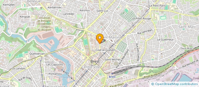 localisation de l'entreprise BEAUTE DE GLASGOW à BREST