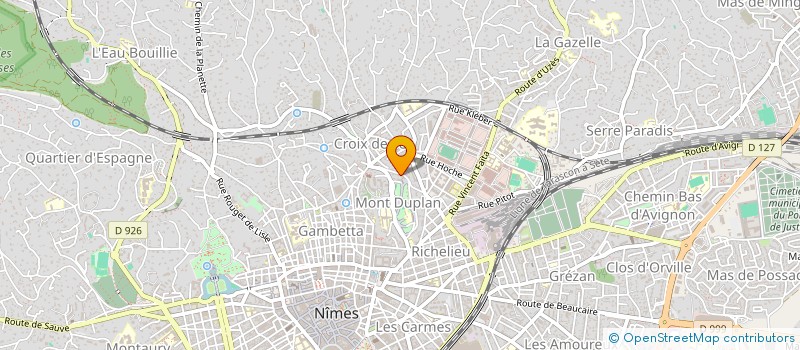 localisation de l'entreprise BEAUTE DES ONGLES à NIMES