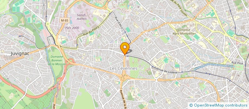localisation de l'entreprise BEAUTE DETENTE à MONTPELLIER