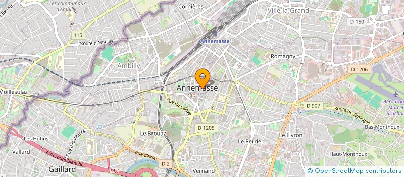 localisation de l'entreprise BEAUTE DIVINE à ANNEMASSE
