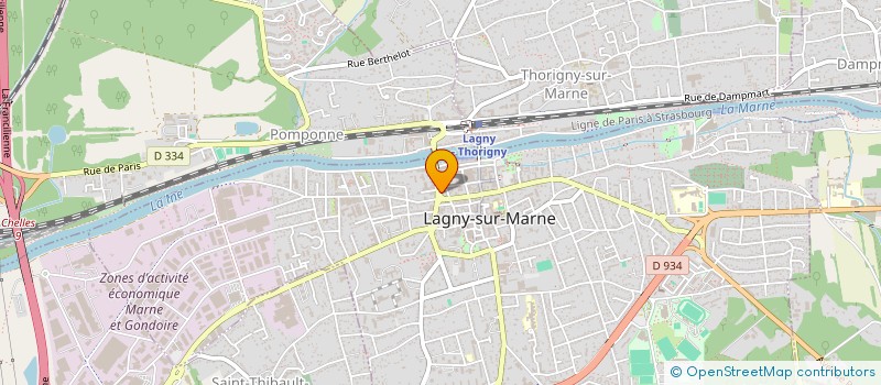 localisation de l'entreprise BEAUTE EN VOGUE à LAGNY-SUR-MARNE