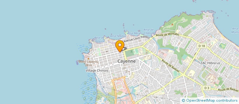 localisation de l'entreprise BEAUTE EXOTIQUE  CAYENNE