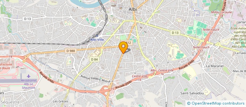 localisation de l'entreprise BEAUTE EXPERT 81 à ALBI
