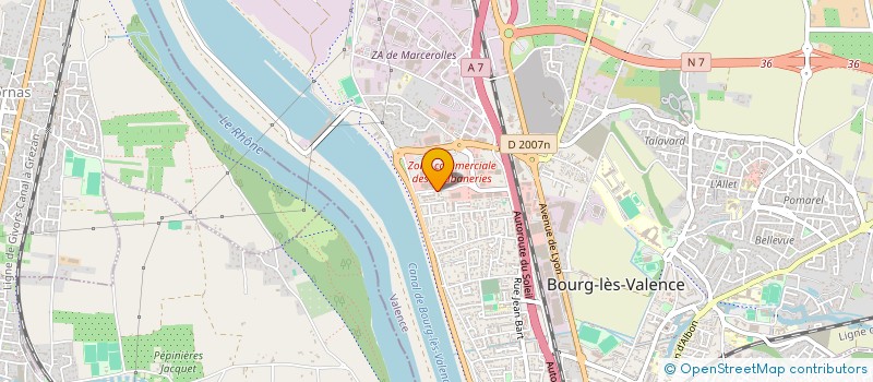 localisation de l'entreprise BEAUTE EXPERT à BOURG-LES-VALENCE