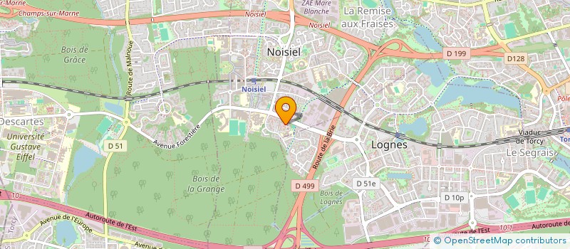 localisation de l'entreprise BEAUTE F  NOISIEL