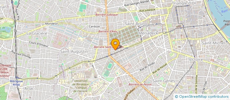 localisation de l'entreprise BEAUTE LEGERE à BORDEAUX
