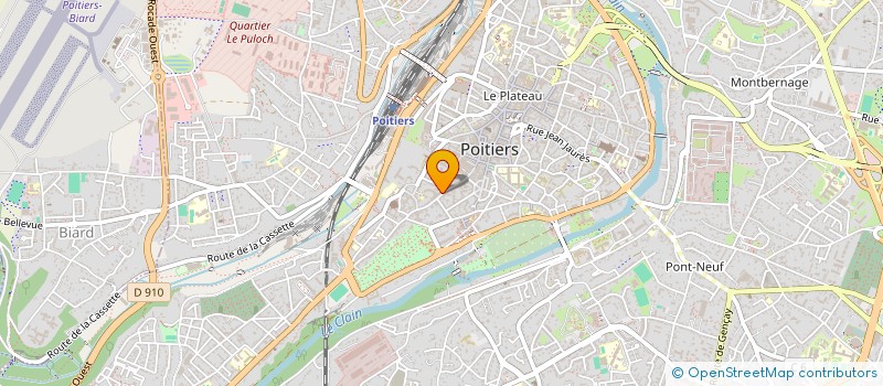 localisation de l'entreprise BEAUTE MINCEUR POITIERS à POITIERS