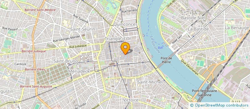 localisation de l'entreprise BEAUTE NATION à BORDEAUX