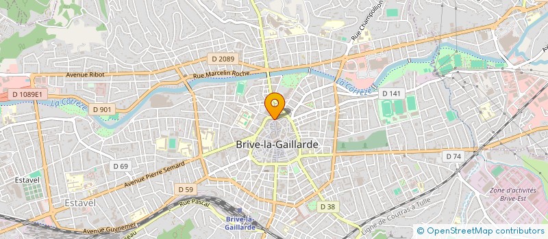 localisation de l'entreprise BEAUTE NATURE à BRIVE-LA-GAILLARDE