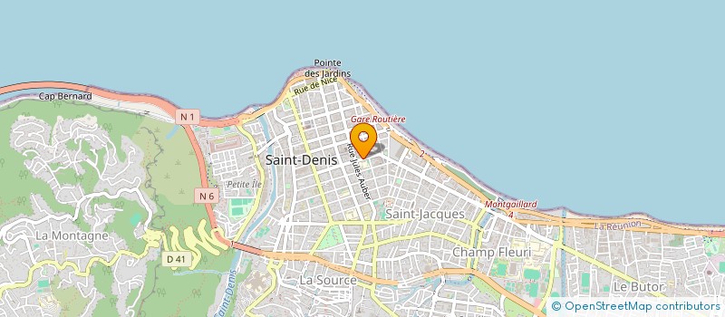 localisation de l'entreprise BEAUTE NOIRE SARL à SAINT-DENIS