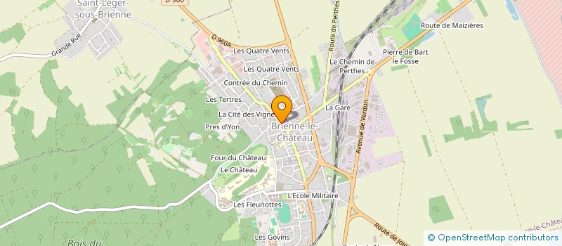 localisation de l'entreprise BEAUTE OCEANE à BRIENNE-LE-CHATEAU