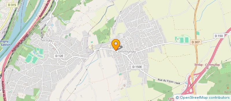 localisation de l'entreprise BEAUTE'PHINE  COMMUNAY