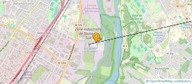 localisation de l'entreprise BEAUTE SANTE DU CHEVEU à TOULOUSE