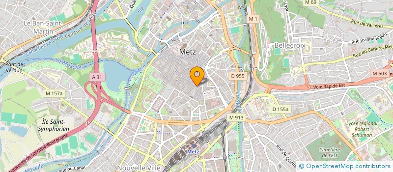 localisation de l'entreprise BEAUTE SERVICE  METZ