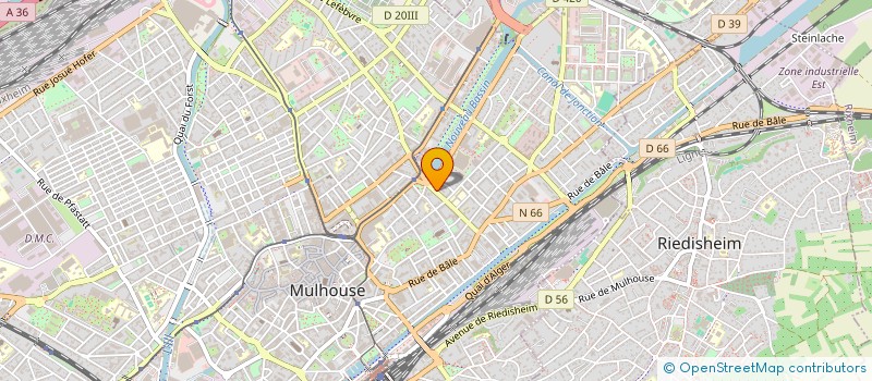 localisation de l'entreprise BEAUTE SHANGHAI  MULHOUSE