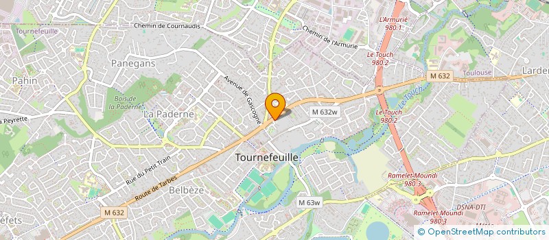 localisation de l'entreprise BEAUTE SLIM à TOURNEFEUILLE
