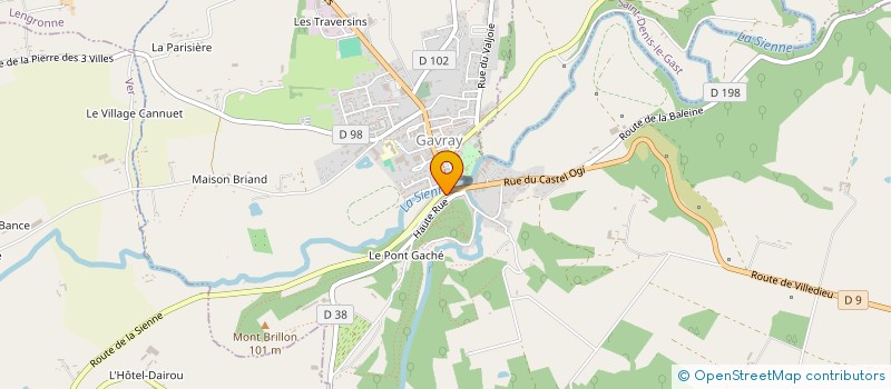 localisation de l'entreprise BEAUTE SUR SIENNE  GAVRAY-SUR-SIENNE