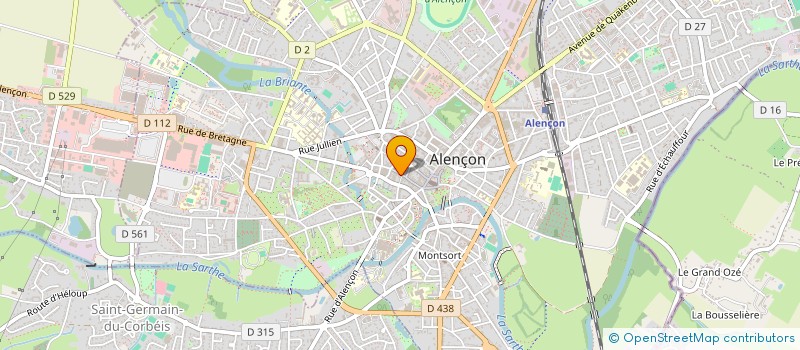 localisation de l'entreprise BEAUTE VEGETALE CP à ALENCON