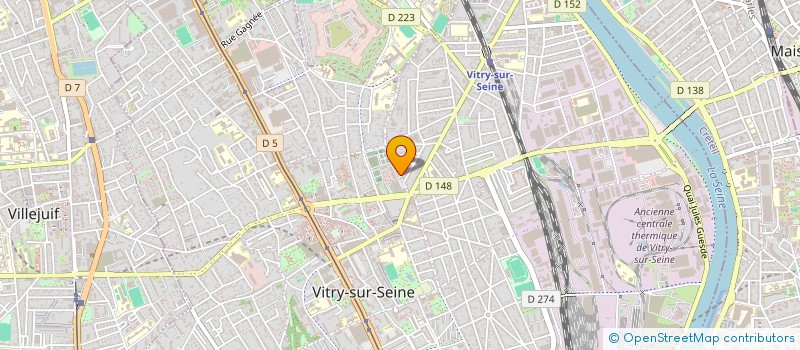 localisation de l'entreprise BEAUTE ZEN & JIE à VITRY-SUR-SEINE