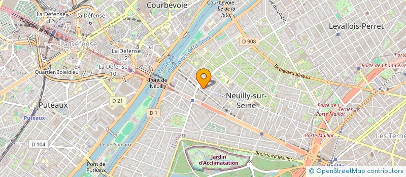 localisation de l'entreprise BEAUTEE à NEUILLY-SUR-SEINE