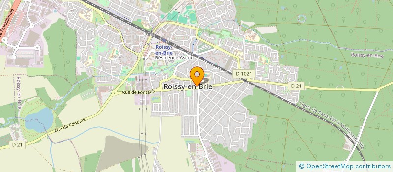 localisation de l'entreprise BEAUTENA à ROISSY-EN-BRIE