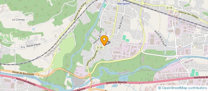 localisation de l'entreprise BEAUTEPRO à MARIGNIER