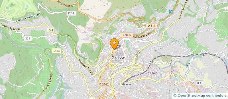 localisation de l'entreprise BEAUTERAMA FOUX à GRASSE