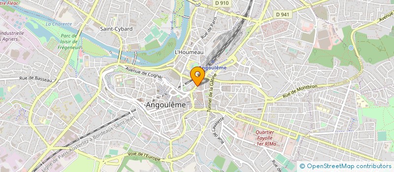 localisation de l'entreprise BEAUTES DU MONDE VOYAGES à ANGOULEME