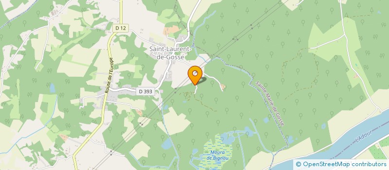 localisation de l'entreprise BEAUTI  SAINT-LAURENT-DE-GOSSE