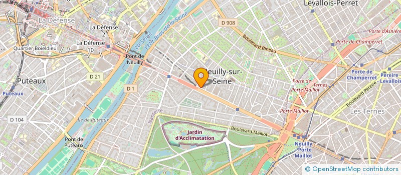 localisation de l'entreprise BEAUTIFUL CHANGE à NEUILLY-SUR-SEINE