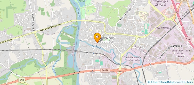 localisation de l'entreprise BEAUTIFUL FACTORY  ANDREZIEUX-BOUTHEON