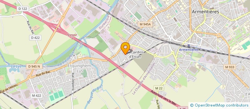 localisation de l'entreprise BEAUTIFUL FLAMINGO  ERQUINGHEM-LYS