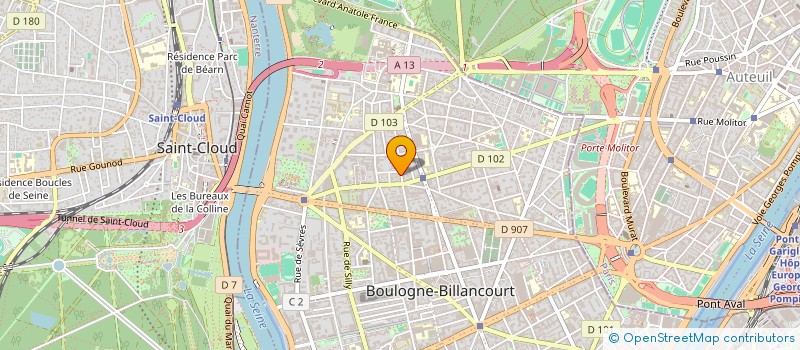 localisation de l'entreprise BEAUTIFUL MONDAY à BOULOGNE-BILLANCOURT