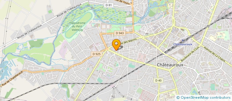 localisation de l'entreprise BEAUTOINT GERALD ET DOMINIQUE à CHATEAUROUX