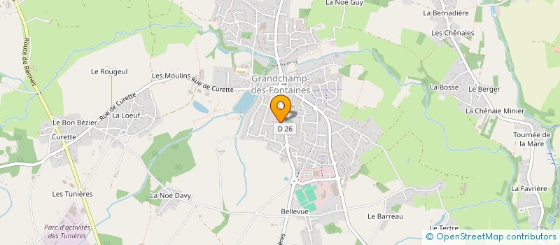 localisation de l'entreprise BEAUTOUR  GRANDCHAMP-DES-FONTAINES