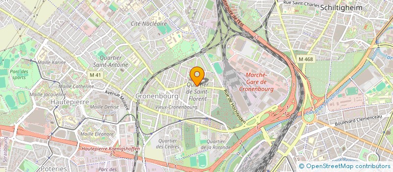 localisation de l'entreprise BEAUTY ACCESS VISAGIE SAS à STRASBOURG