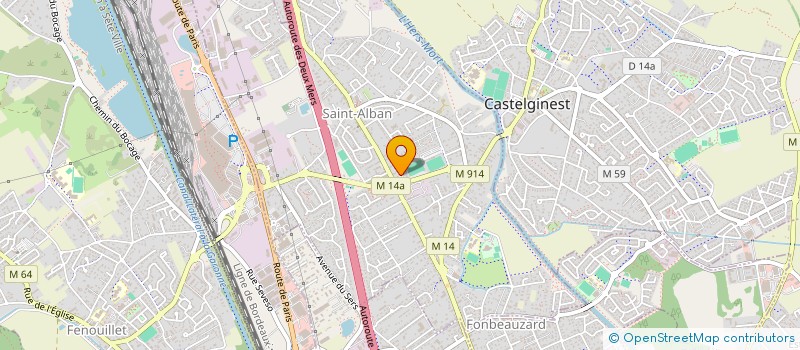 localisation de l'entreprise BEAUTY ADDICT  SAINT-ALBAN