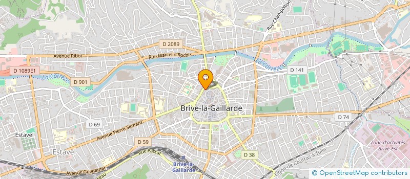 localisation de l'entreprise BEAUTY AND NAILS à BRIVE-LA-GAILLARDE