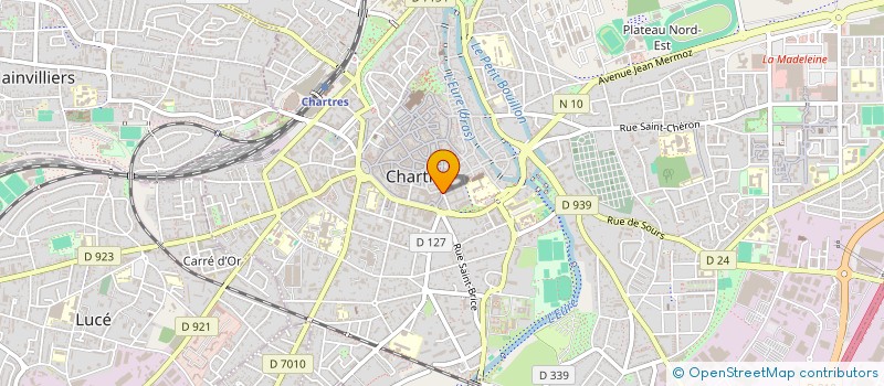 localisation de l'entreprise BEAUTY AND WELLNESS SCHOOL GROUP à CHARTRES