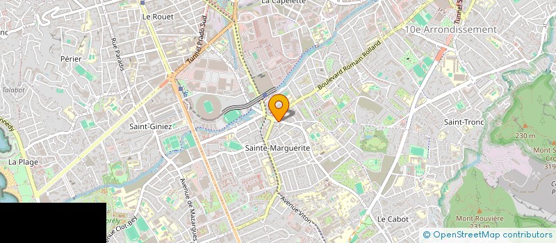 localisation de l'entreprise BEAUTY BAR à MARSEILLE