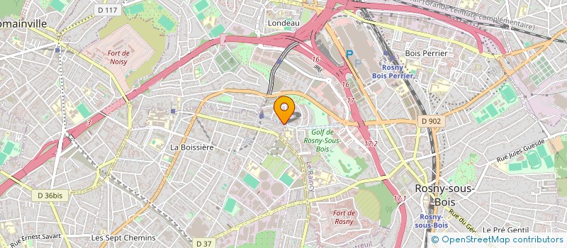 localisation de l'entreprise BEAUTY BAR 93 à MONTREUIL