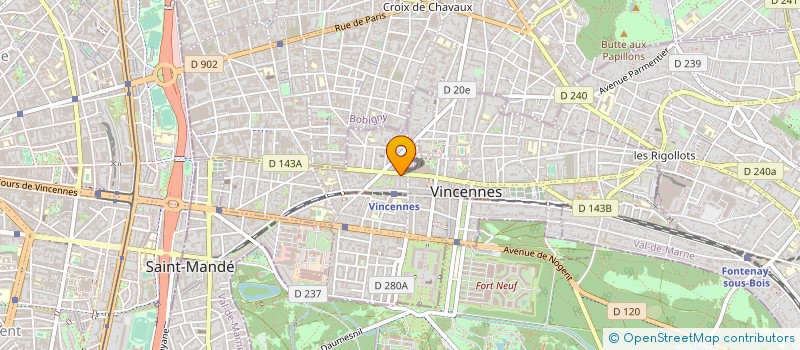 localisation de l'entreprise BEAUTY BOHNEUR à VINCENNES