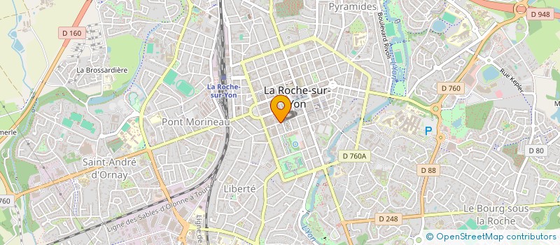 localisation de l'entreprise BEAUTY BY ROMY à LA ROCHE-SUR-YON