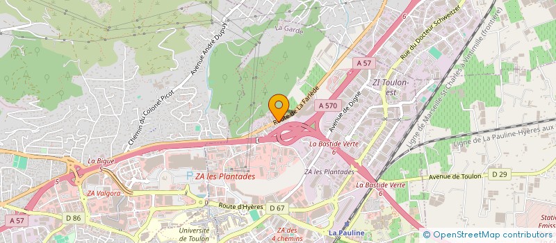 localisation de l'entreprise BEAUTY CARS 83 à LA GARDE