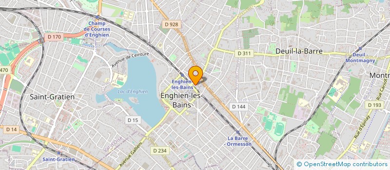 localisation de l'entreprise BEAUTY & CO à ENGHIEN LES BAINS