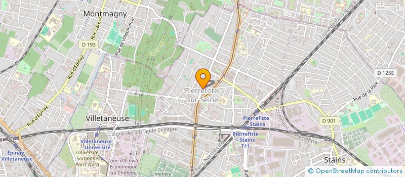 localisation de l'entreprise BEAUTY & CO à PIERREFITTE-SUR-SEINE